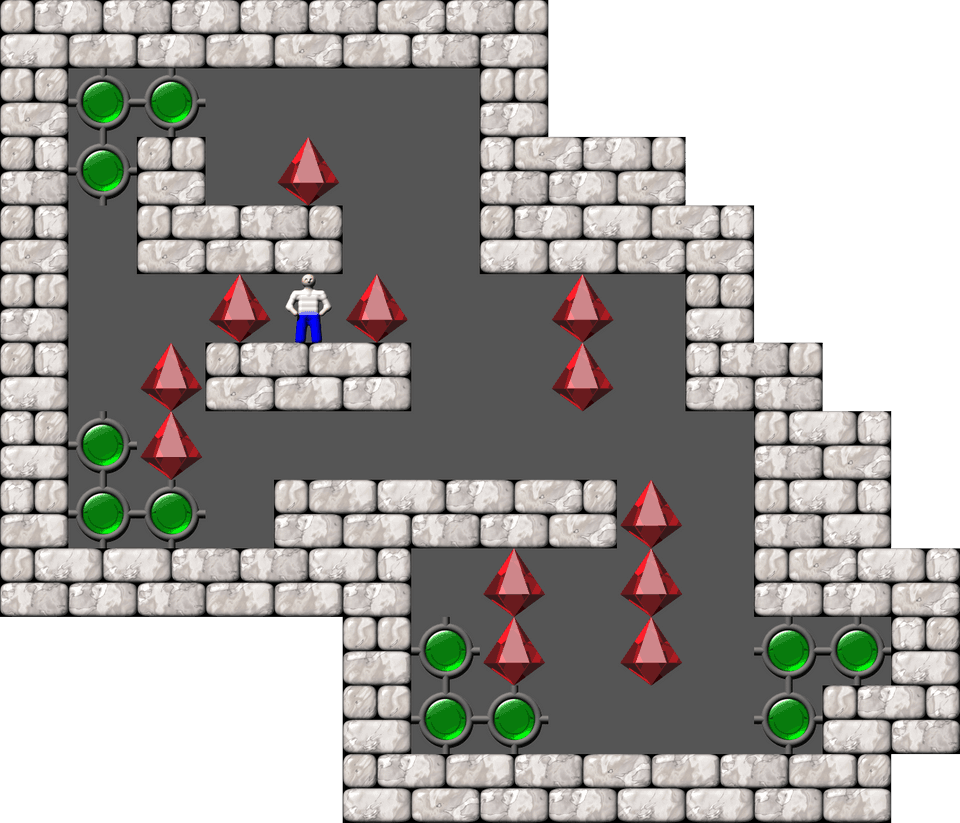 Sokoban Cosmac 6 level 20